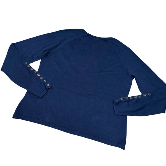 ✨ J. McLaughlin Jamey Sweater Navy Blue - Women’s Size Medium ✨ - Picture 12 of 15
